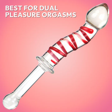 Dual-End Glass Pleasure Wand | Crystal Craze Dual | SVL Toys