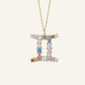 Gemini Radiance Zodiac Necklace