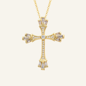 Ethereal Faith Cross Necklace