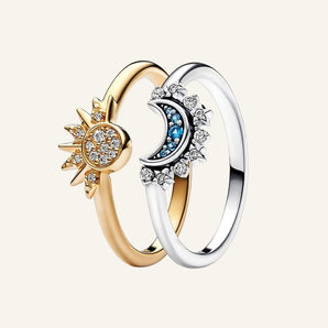 Sun & Moon Embrace Ring