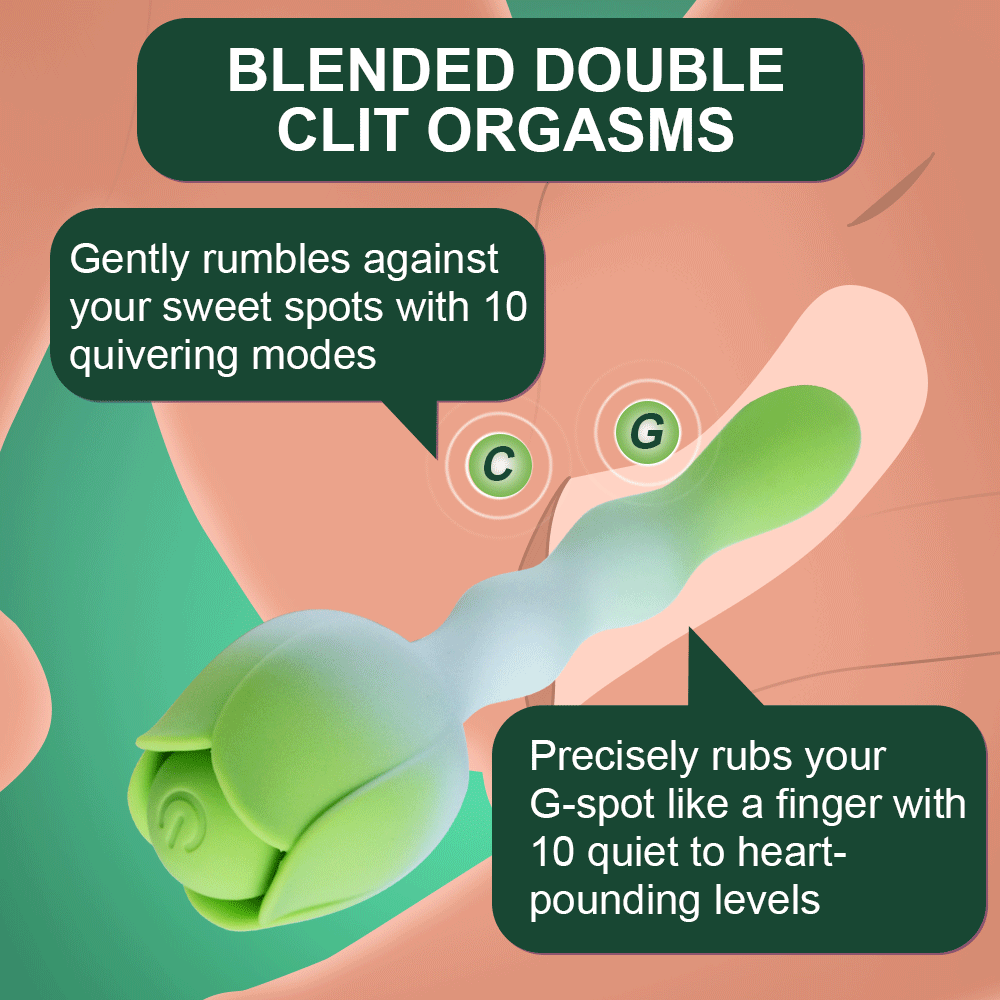 Dual-Purpose Rose Vibrator | Bloom Vibrator | Features | SVL Toys