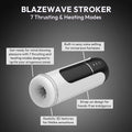 Wearable Thrusting & Vibrating Heating Masturbator | Blaze Wave Stroker | Specifications | SVL Toys