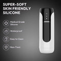 Wearable Thrusting & Vibrating Heating Masturbator | Blaze Wave Stroker | Material | SVL Toys