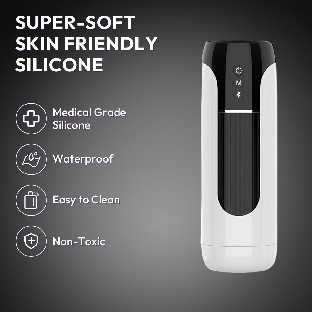 Wearable Thrusting & Vibrating Heating Masturbator | Blaze Wave Stroker | Material | SVL Toys