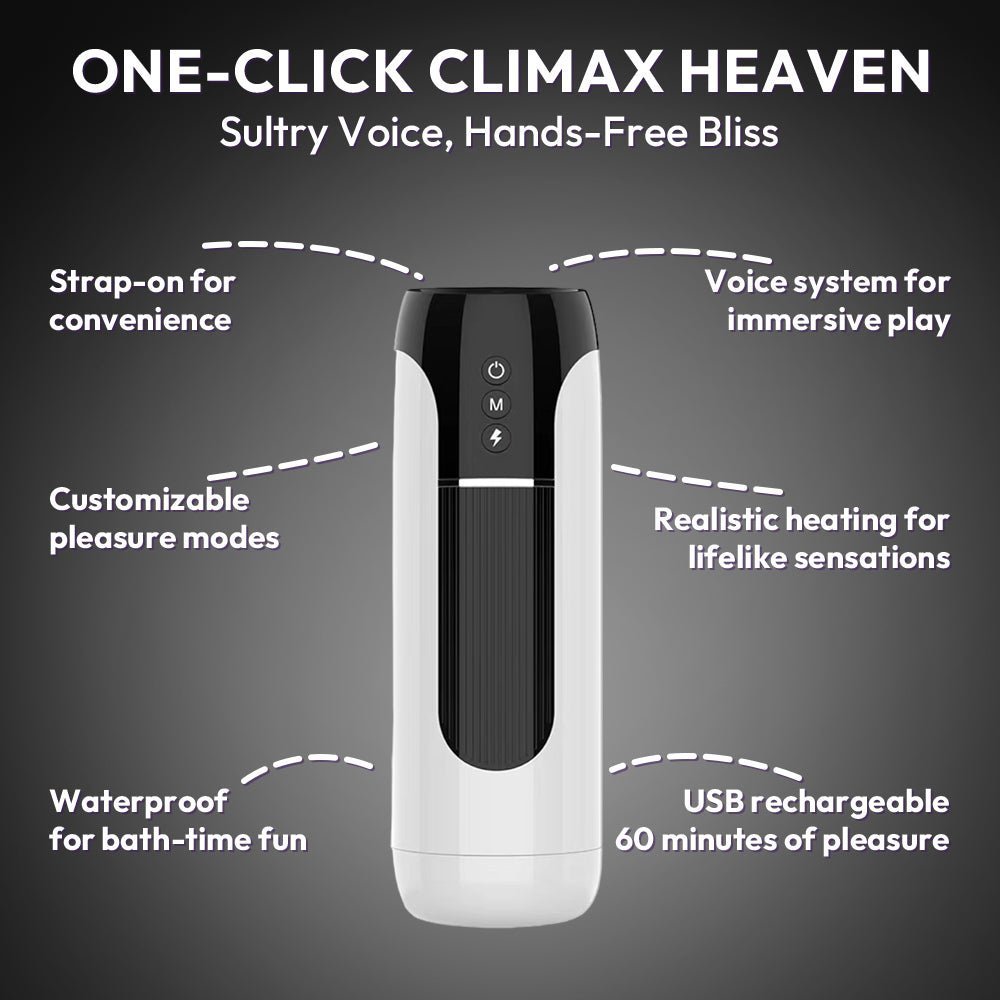 Wearable Thrusting & Vibrating Heating Masturbator | Blaze Wave Stroker | Function | SVL Toys