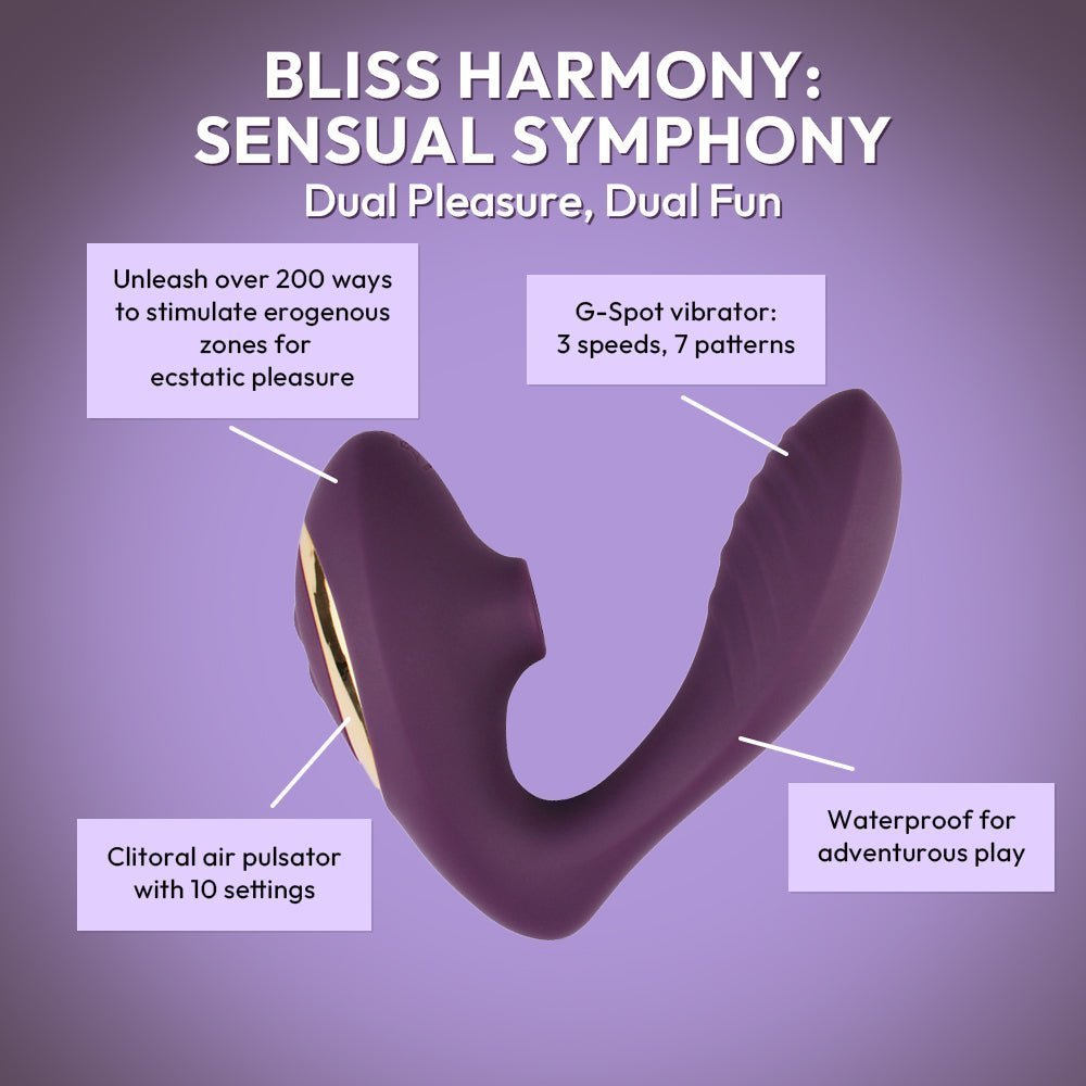 Dual Sensation Stimulator – Clitoral & G-Spot | Bliss Harmony | SVL Toys