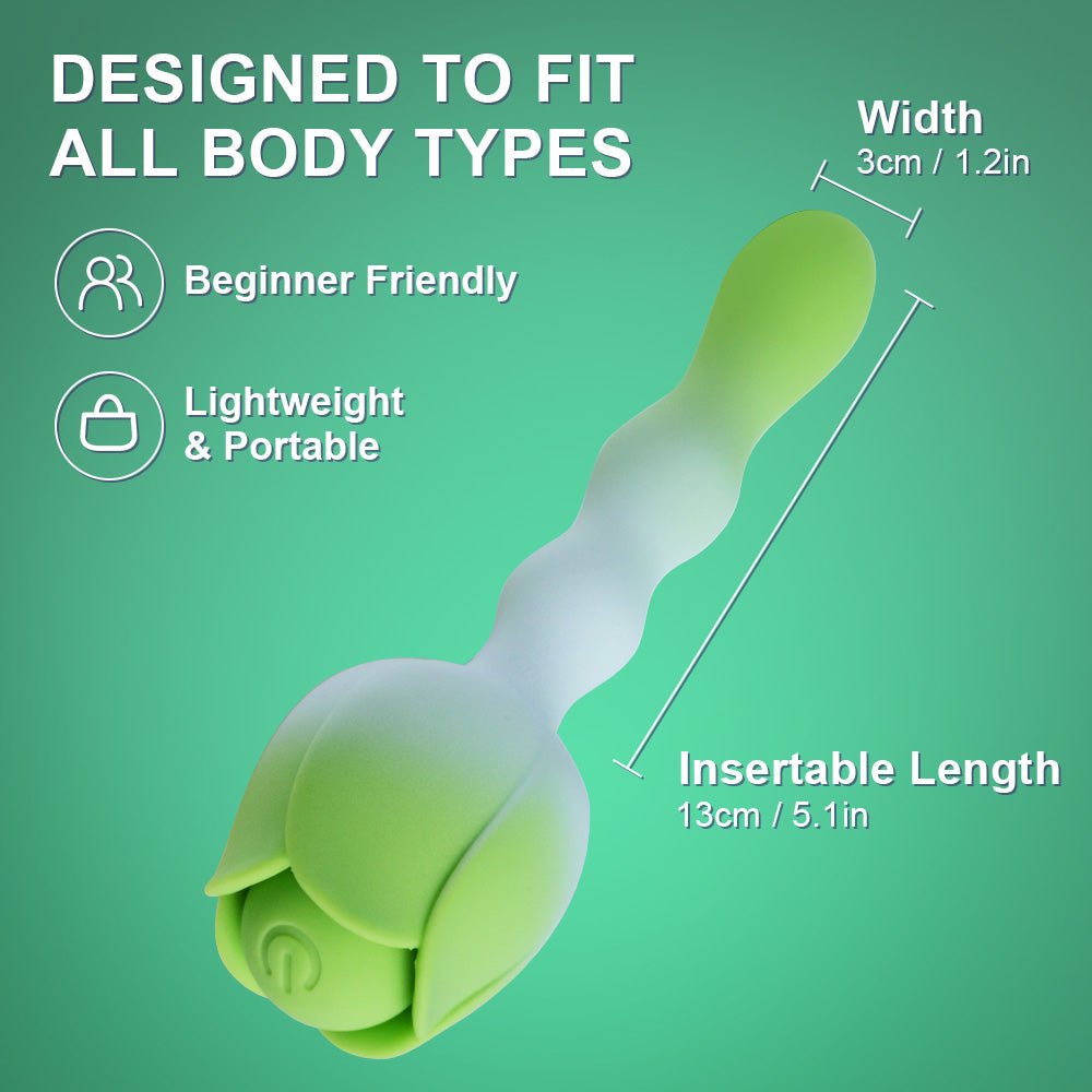 Dual-Purpose Rose Vibrator | Bloom Vibrator | Material | SVL Toys