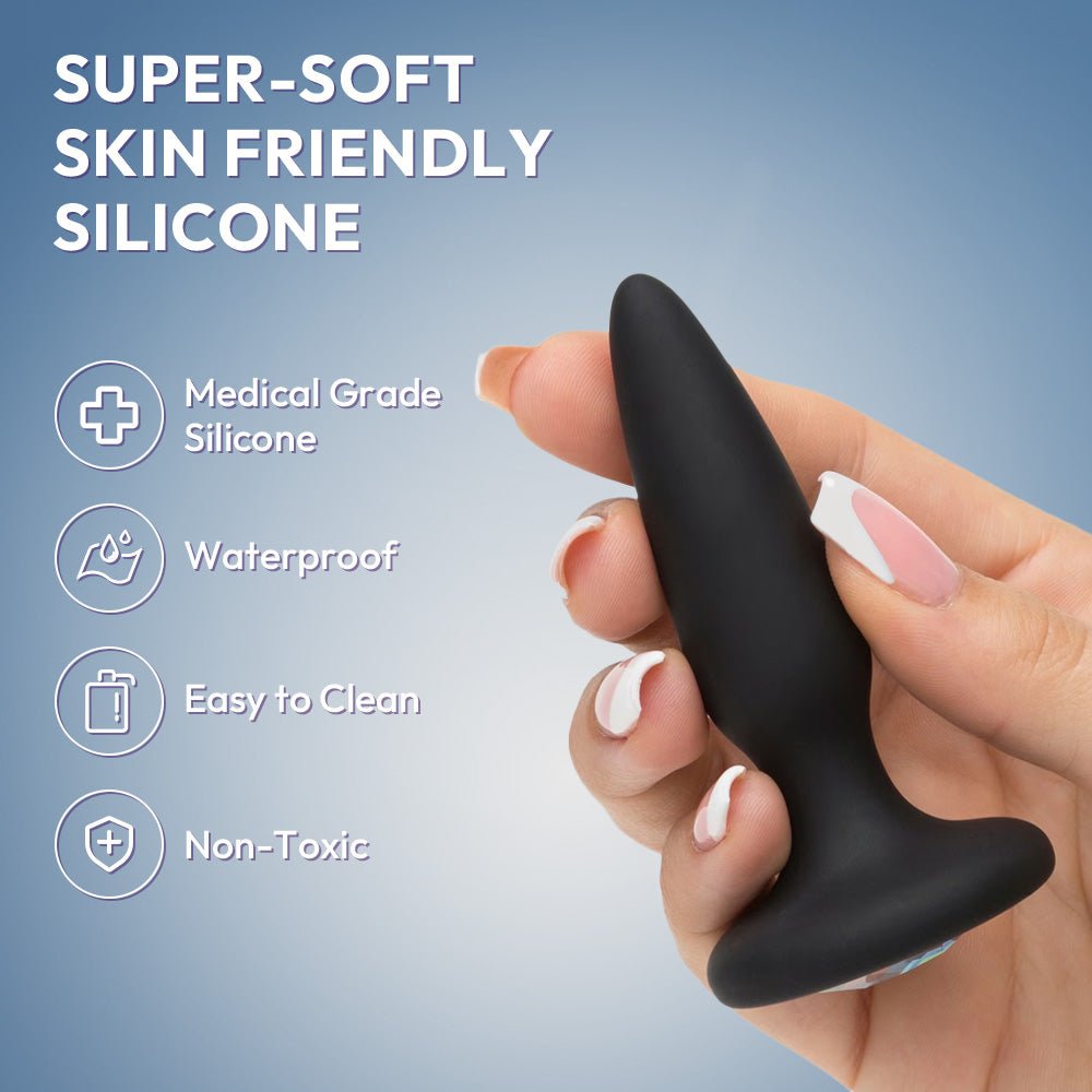 Explosive G-spot Climaxes | Dazzle Mini Silicone Butt Plug | Material | SVL Toys