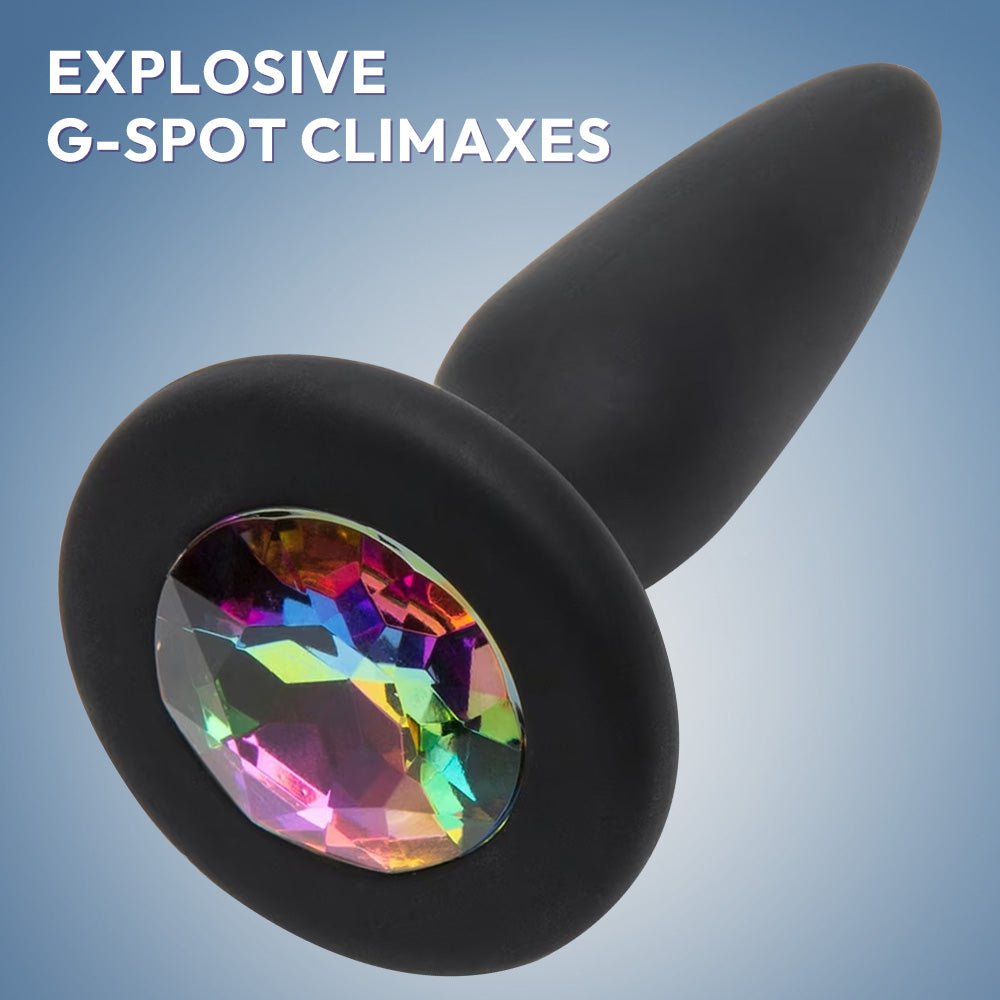 Explosive G-spot Climaxes | Dazzle Mini Silicone Butt Plug | SVL Toys