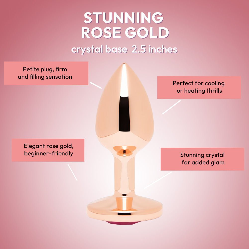 Glam Crystal Rose Butt Plug | BUTTPLUG15 | Design | SVL Toys