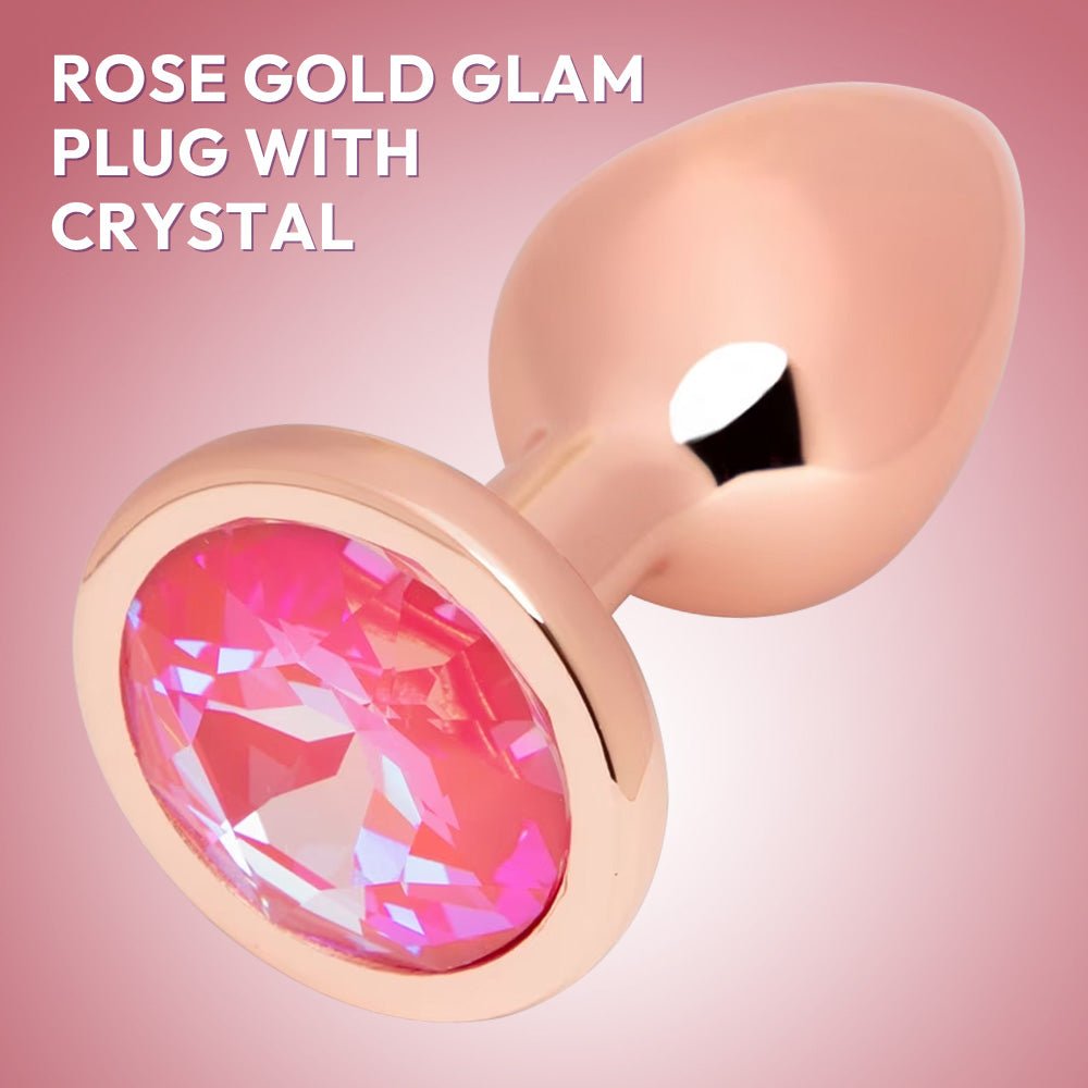 Glam Crystal Rose Butt Plug | BUTTPLUG15 | SVL Toys