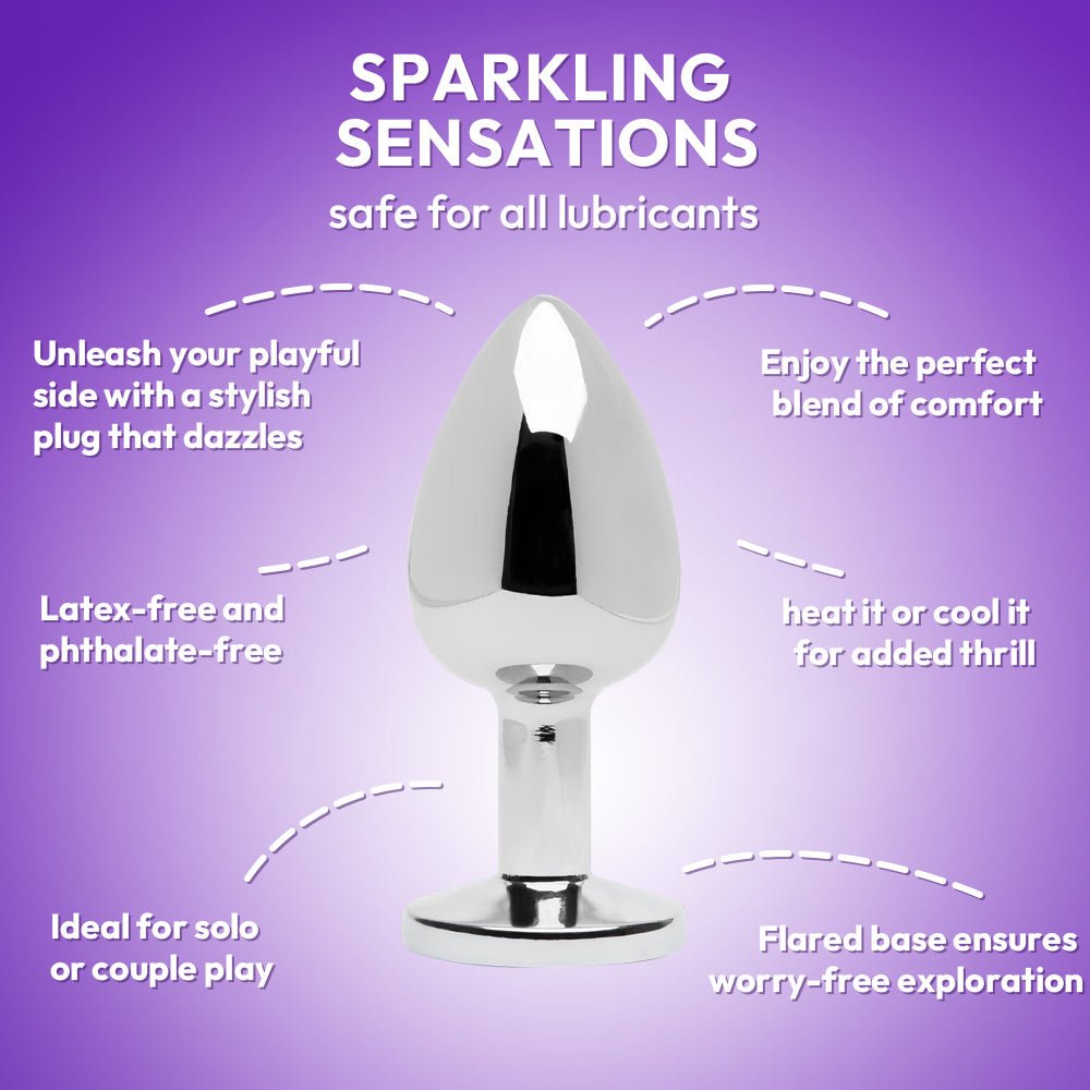 Sparkle Jewel Metal Plug | BUTTPLUG17 | SVL Toys