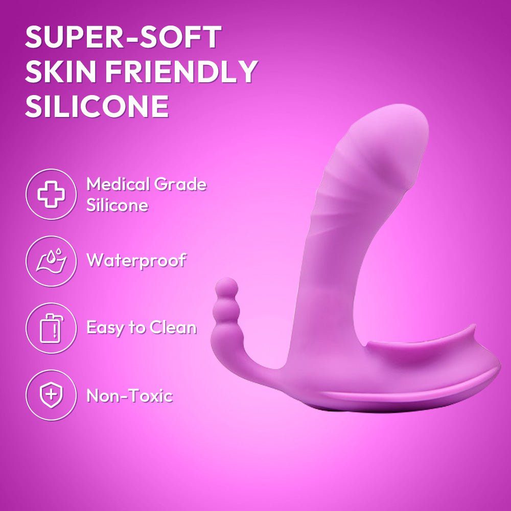 Triple Thrill Panty Vibrator | Covert Climax Curve | Material | SVL Toys