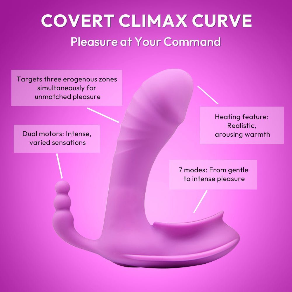 Triple Thrill Panty Vibrator | Covert Climax Curve | SVL Toys