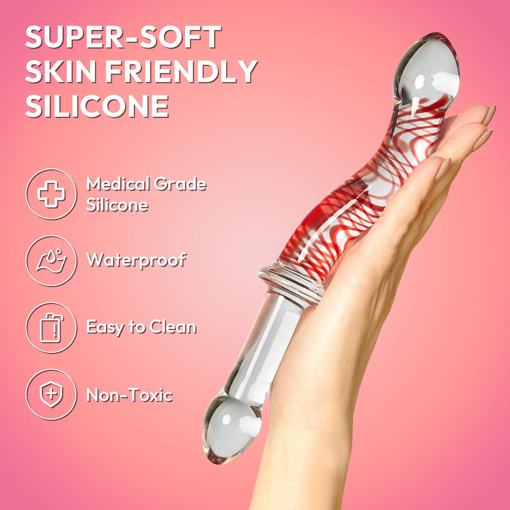 Dual-End Glass Pleasure Wand | Design | Material | SVL Toys