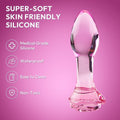Glass Rose Anal Sensation Enhancer | Crystal Rose Indulge | Material | SVL Toys