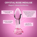 Glass Rose Anal Sensation Enhancer | Crystal Rose Indulge | Unique Selling Points | SVL Toys
