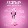 Glass Rose Anal Sensation Enhancer | Crystal Rose Indulge | Features
 | SVL Toys