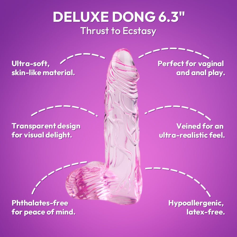 6.3" Dildo | Deluxe Dong 6.3" | Unique Selling Points | SVL Toys