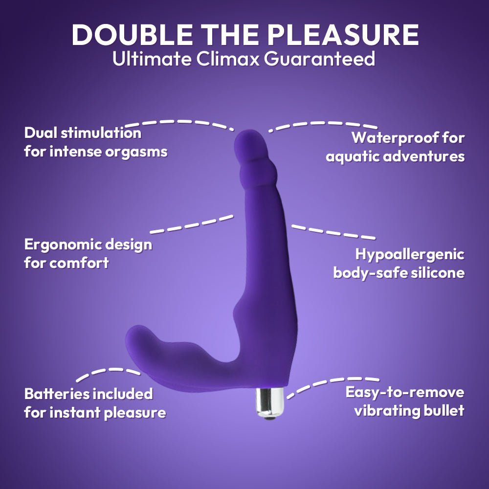 Vibrating Strap | Duo Ecstasy Strapless | Design | SVL Toys