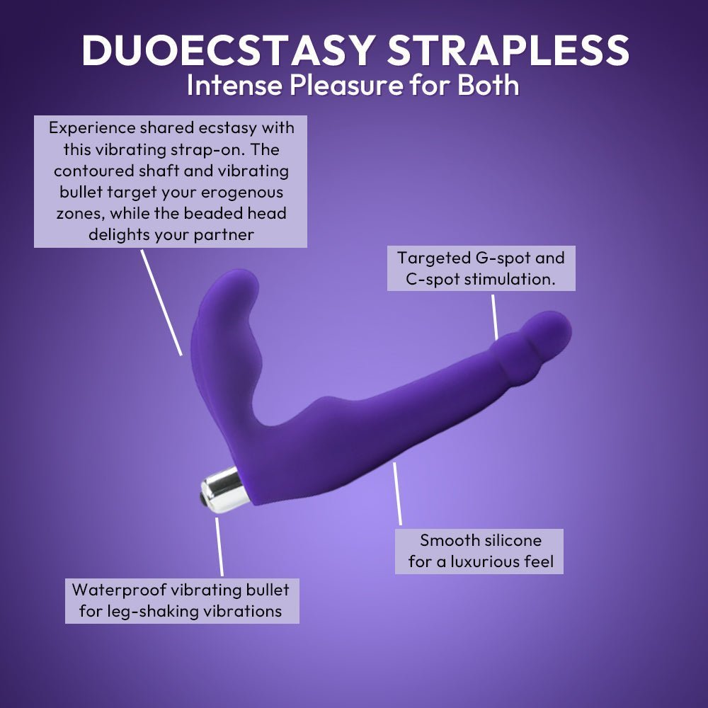 Vibrating Strap | Duo Ecstasy Strapless | Features | SVL Toys