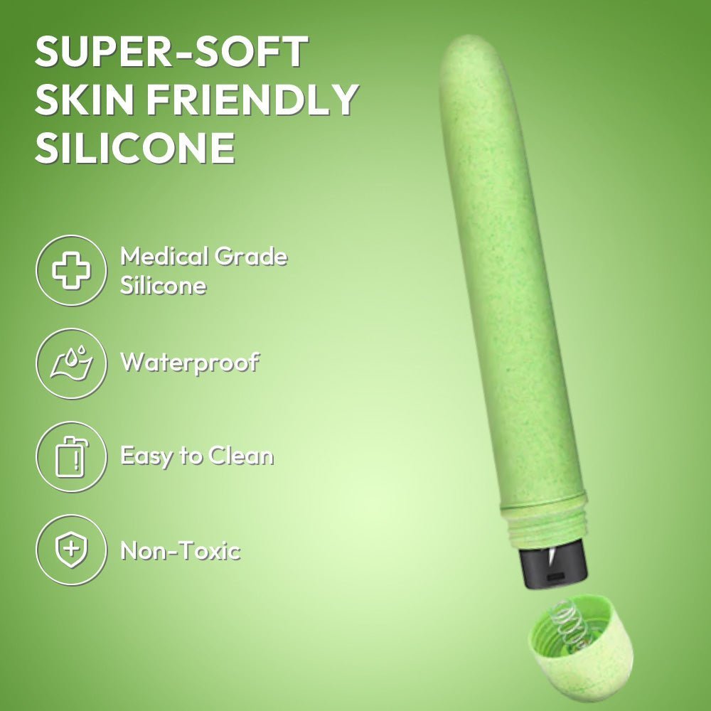 Silent, Eco-Friendly Intimate Pleasure | Eco Whisper Bullet Vibrator | Material | SVL Toys
