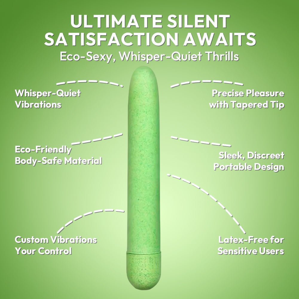 Silent, Eco-Friendly Intimate Pleasure | Eco Whisper Bullet Vibrator | Unique Selling Points | SVL Toys