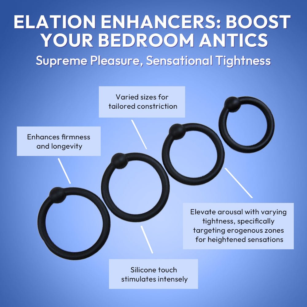 Silicone Stretch Sensation Rings | Elation Enhancers | SVL Toys