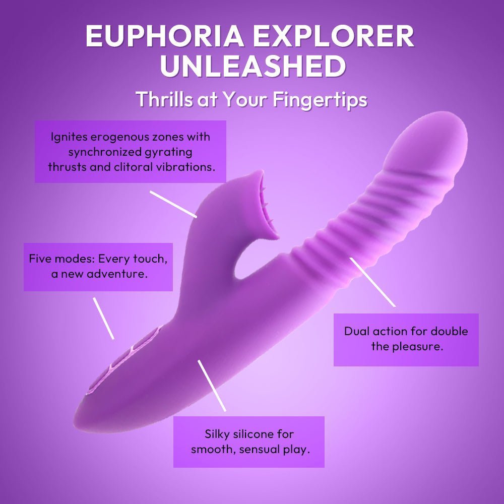 Dual Delight Gyrating Stimulator | Euphoria Elegance | SVL Toys