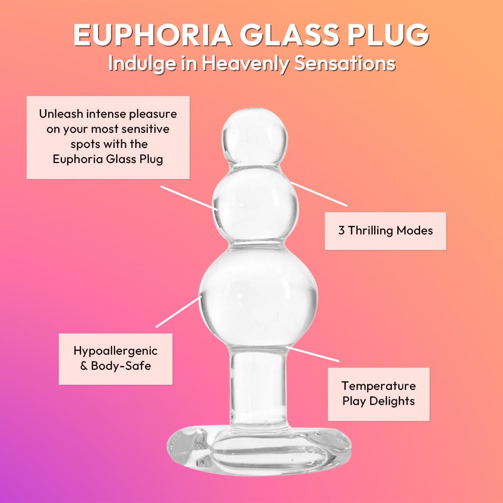 Sensual Glass Plug | Euphoria Glass Plug | SVL Toys