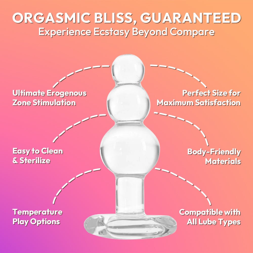 Sensual Glass Plug | Euphoria Glass Plug | Unique Selling Points | SVL Toys