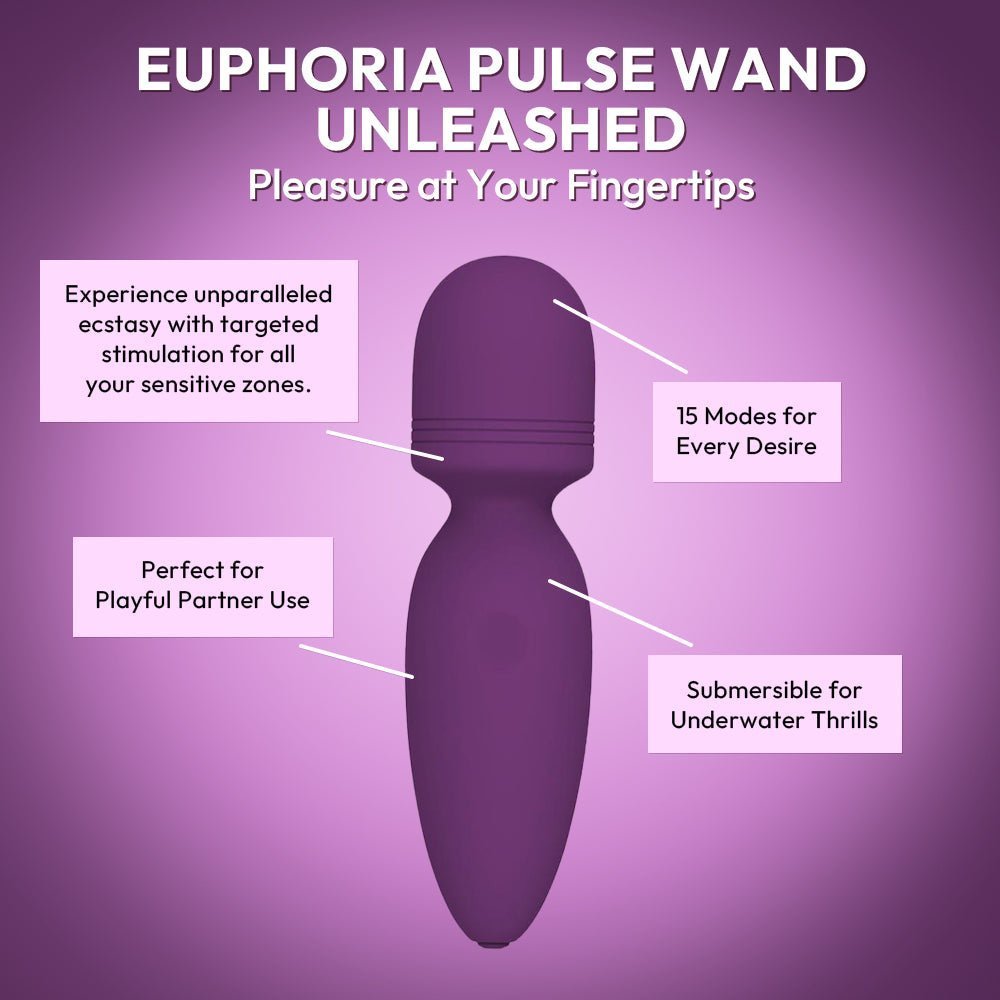 Compact Wand Massager | Euphoria Pulse Wand Massager | SVL Toys