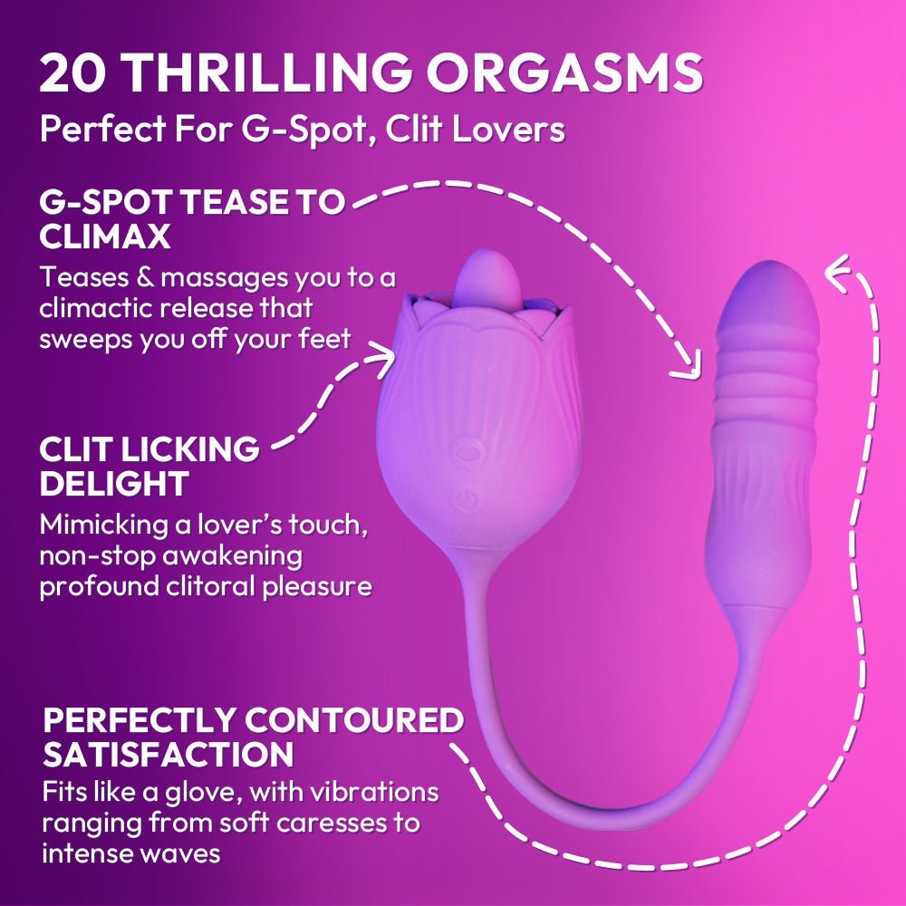 Rose Vibrator | Forbidden Flower | SVL Toys