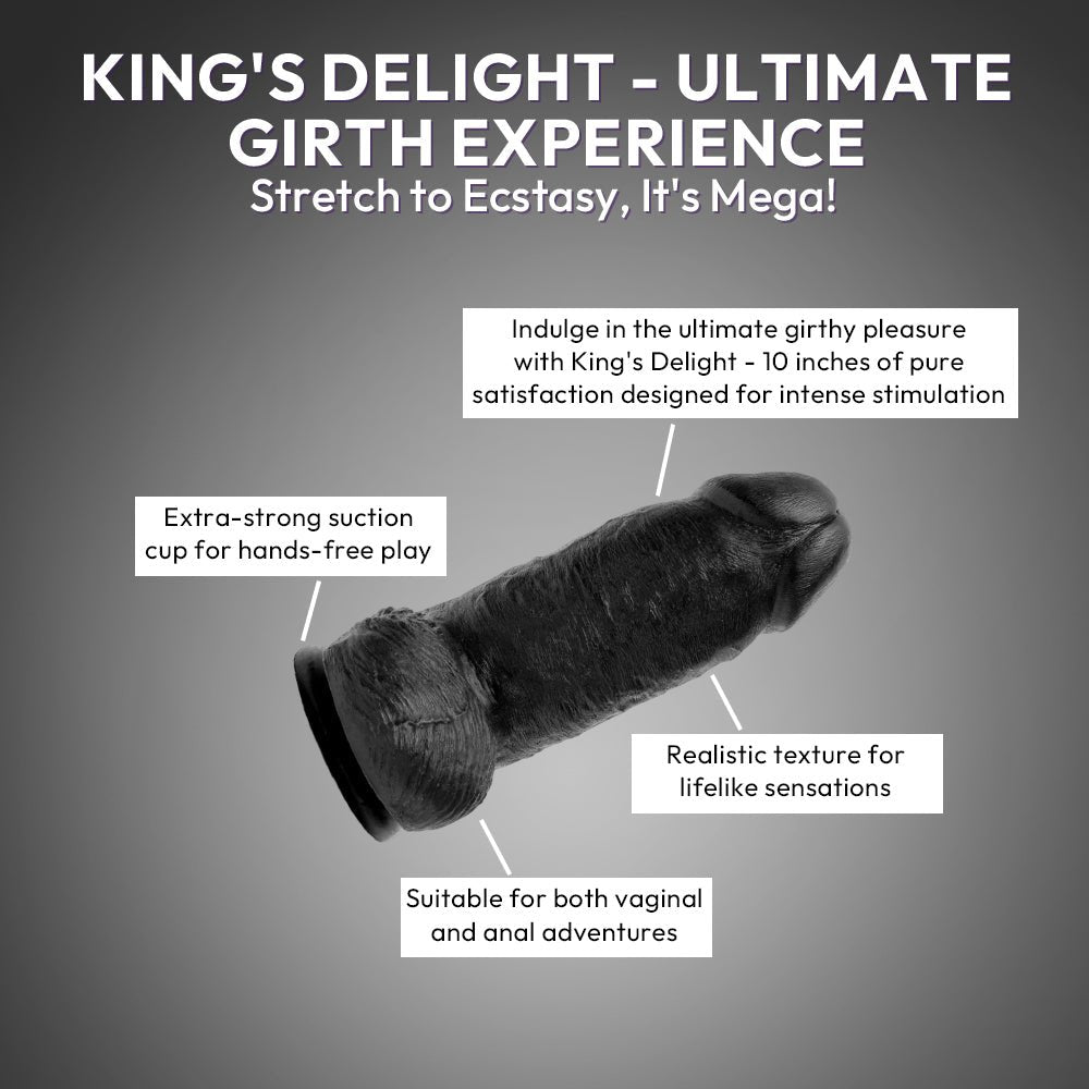 King's Delight 10" Girth Dildo - SVL TOYS