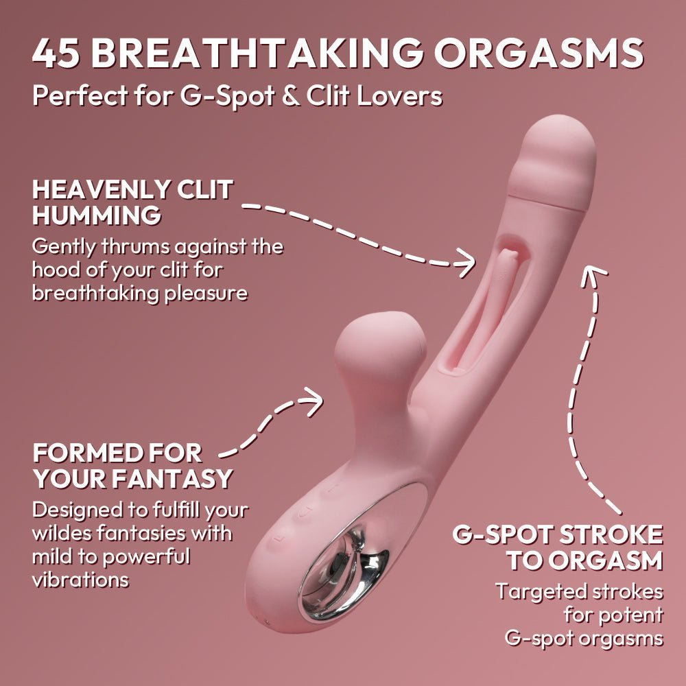 SensuaMax Delight Pro - Pink Percussion Vibrator c-spot g-spot