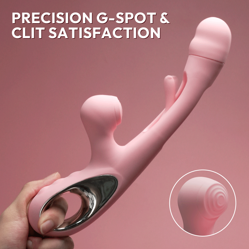 SensuaMax Delight Pro - Pink Percussion Vibrator c-spot g-spot